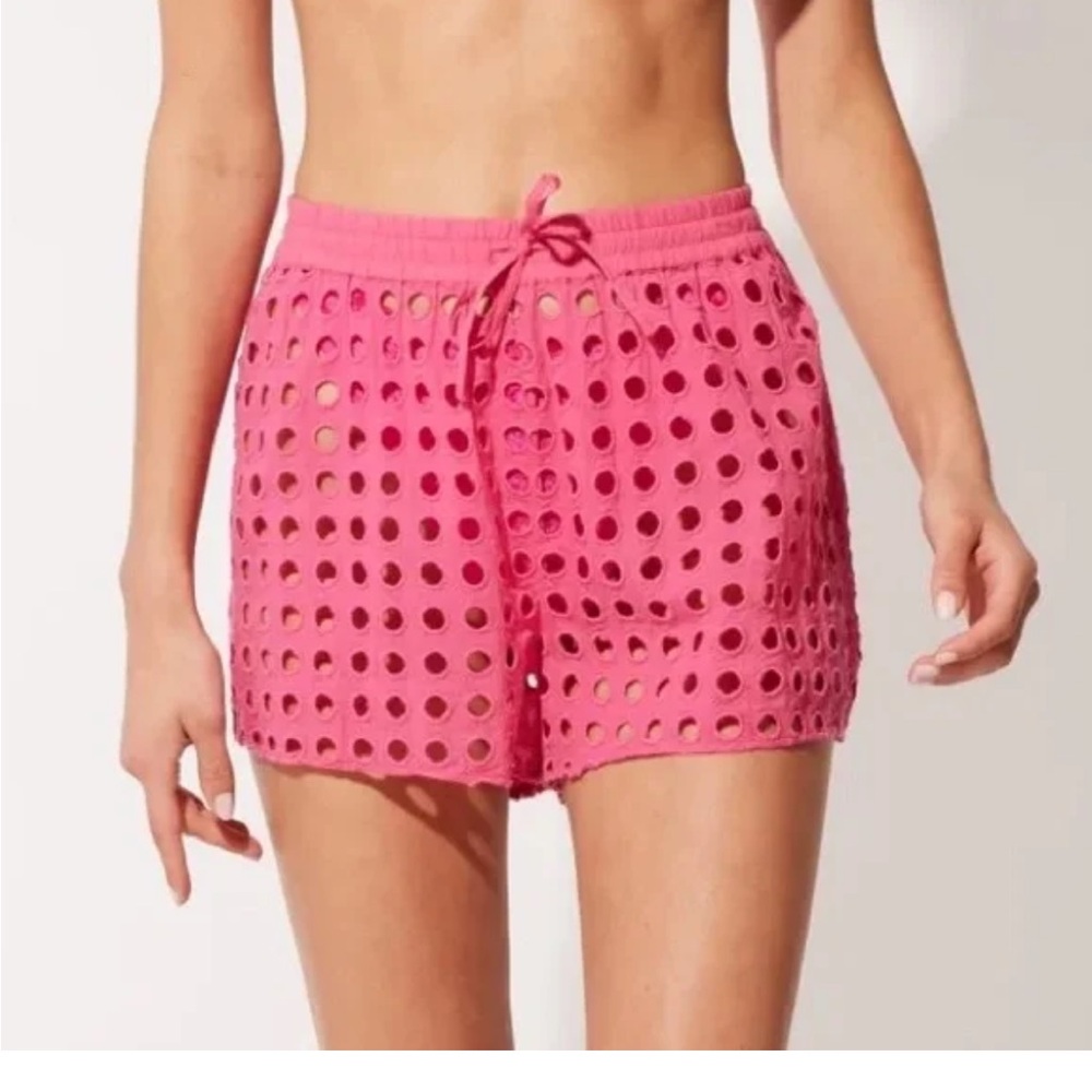 Solid & Stripes Eyelet Shorts